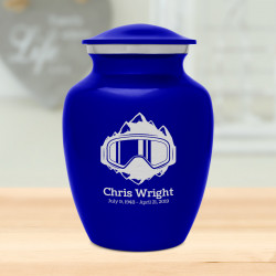 Snow Goggles Sharing Urn - Midnight Blue