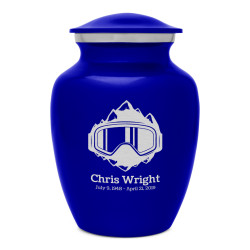Snow Goggles Sharing Urn - Midnight Blue