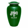 Classic Tractor Cremation Urn - Shamrock Green