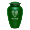 Angel Wings Cremation Urn - Shamrock Green