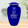 Wine Cremation Urn - Midnight Blue