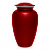 Modern Tractor Cremation Urn - Ruby Red