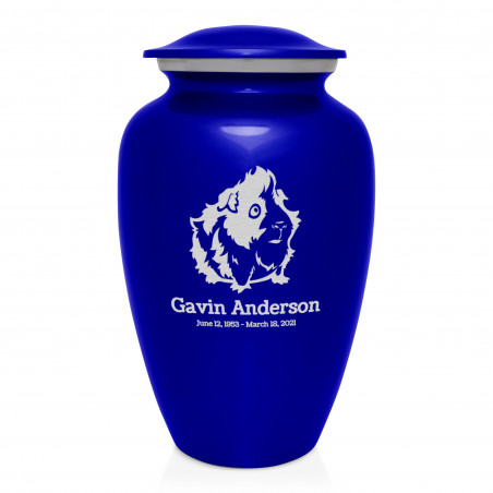 Guinea Pig Cremation Urn - Midnight Blue