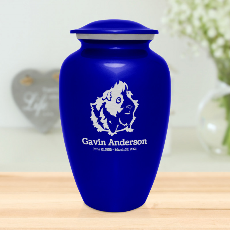 Guinea Pig Cremation Urn - Midnight Blue