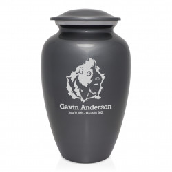 Guinea Pig Cremation Urn - Gunmetal Gray