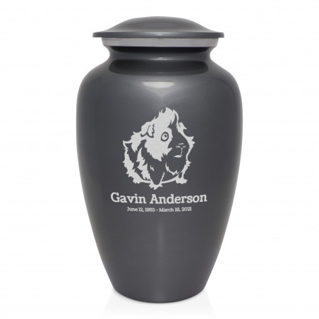 Guinea Pig Cremation Urn - Gunmetal Gray