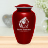Guinea Pig Cremation Urn - Ruby Red