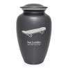 Skateboard Cremation Urn - Gunmetal Gray