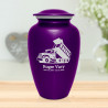 Dump Truck Cremation Urn - Purple Luster