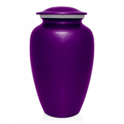 Riding Lawn Mower Cremation Urn - Purple Luster