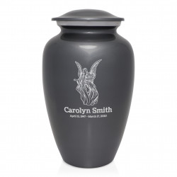 Angel Cremation Urn - Gunmetal Gray