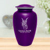 Angel Cremation Urn - Purple Luster