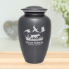Hunting Dog Cremation Urn - Gunmetal Gray