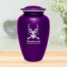 Deer Hunter Cremation Urn - Purple Luster