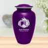 Snow Goggles Cremation Urn - Purple Luster