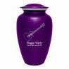 Electric Guitar Cremation Urn - Purple Luster