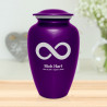 Infinity Cremation Urn - Purple Luster