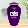 Gaming Cremation Urn - Purple Luster