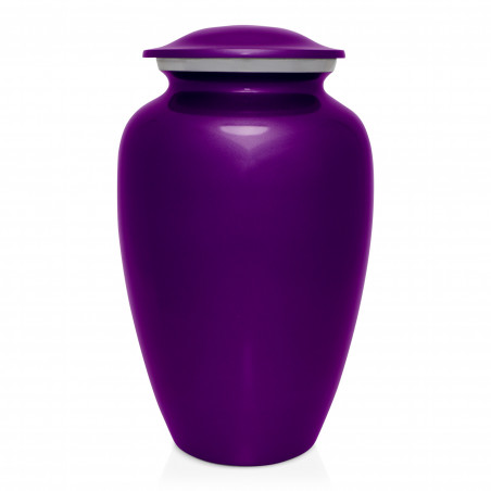 Purple Luster Cremation Urn