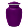 Small Daschund Dog Cremation Urn - Purple Luster