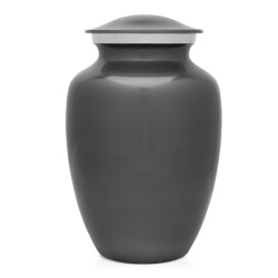 Large Yellow Lab Dog Cremation Urn - Gunmetal Gray