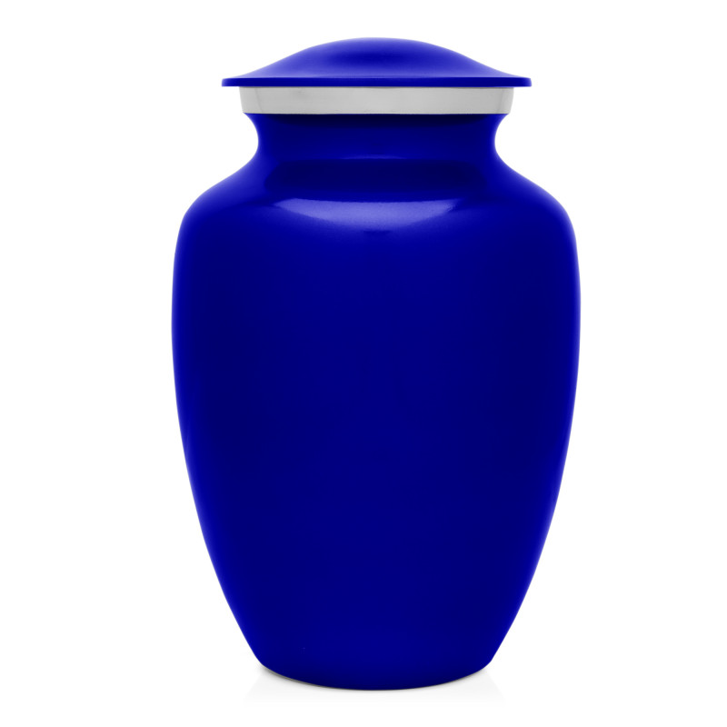Large Beagle Dog Cremation Urn - Midnight Blue