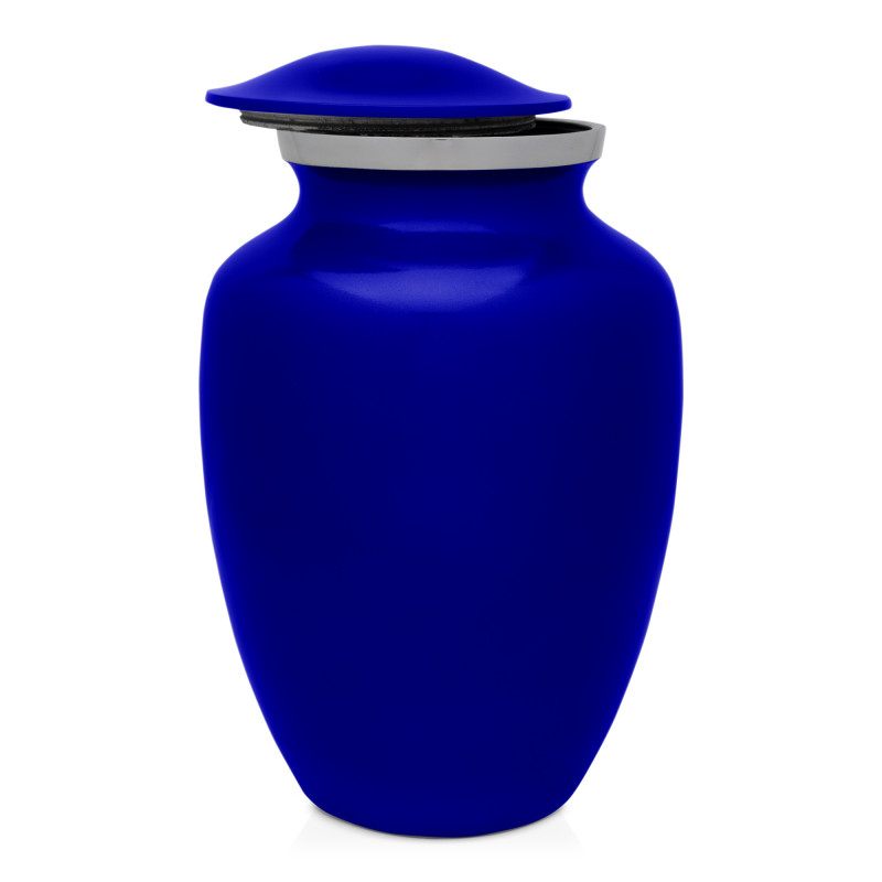 Large Beagle Dog Cremation Urn - Midnight Blue