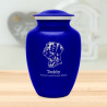 Large German Shorthaired Pointer Dog Cremation Urn - Midnight Blue