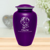 Extra Large German Shorthaired Pointer Dog Cremation Urn - Purple Luster