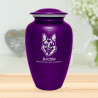 Extra Large German Shepherd Dog Cremation Urn - Purple Luster