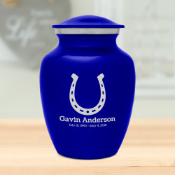 Horseshoe Sharing Urn - Midnight Blue