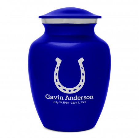 Horseshoe Sharing Urn - Midnight Blue