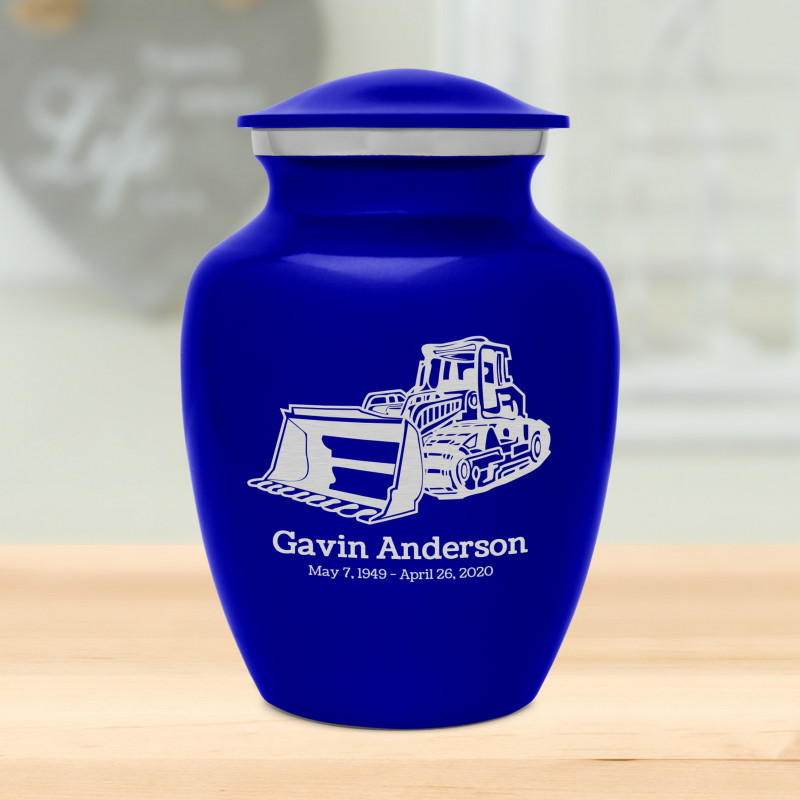 Bulldozer Sharing Urn - Midnight Blue
