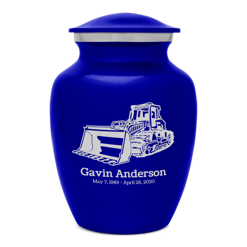 Bulldozer Sharing Urn - Midnight Blue