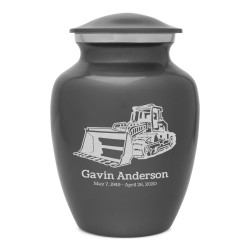 Bulldozer Sharing Urn - Gunmetal Gray