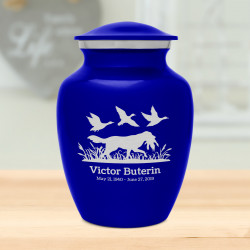 Duck Hunting Dog Sharing Urn - Midnight Blue