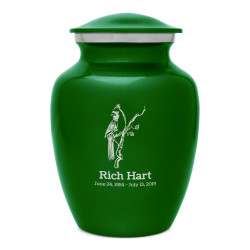 Cardinal Sharing Urn - Shamrock Green