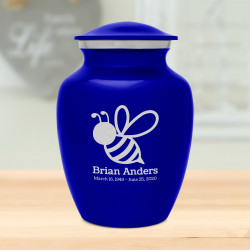 Bee Sharing Urn - Midnight Blue