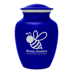 Bee Sharing Urn - Midnight Blue