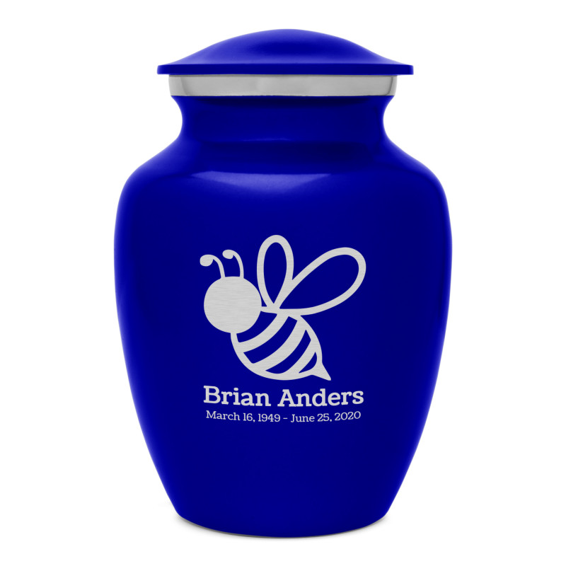 Bee Sharing Urn - Midnight Blue