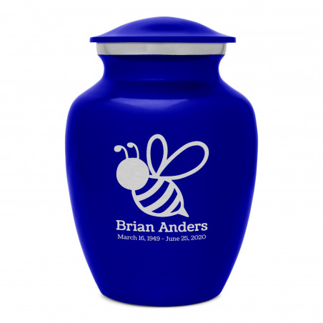 Bee Sharing Urn - Midnight Blue