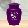 Bee Sharing Urn - Purple Luster