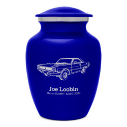 Seventies Muscle Car Sharing Urn - Midnight Blue