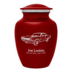 Seventies Muscle Car Sharing Urn - Ruby Red