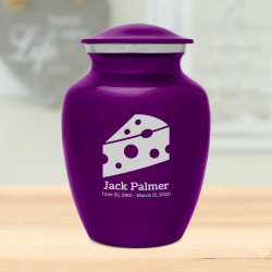 Cheese Sharing Urn - Purple Luster