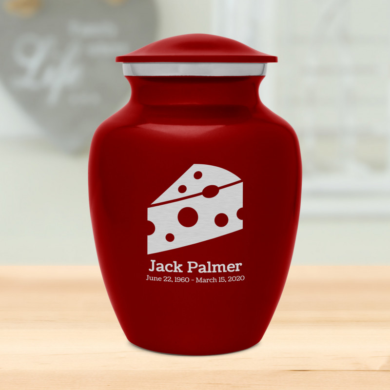 Cheese Sharing Urn - Ruby Red