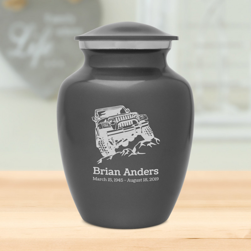 Offroad Truck Sharing Urn - Gunmetal Gray
