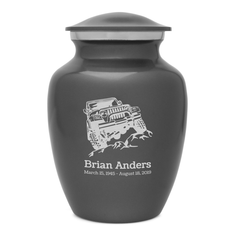 Offroad Truck Sharing Urn - Gunmetal Gray