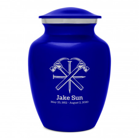 Woodworking Sharing Urn - Midnight Blue