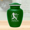 Baseball Sharing Urn - Shamrock Green